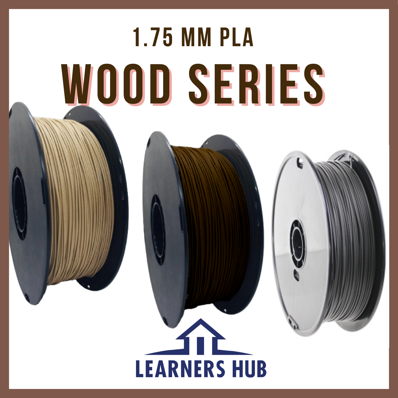 1KG1.75mm Light Wood PLA Filament