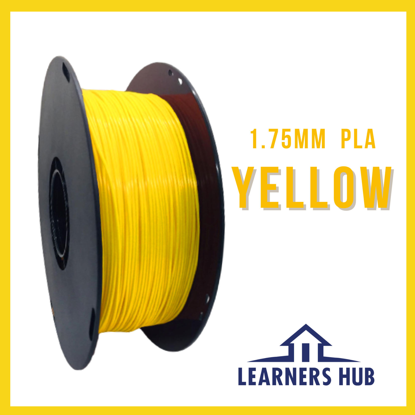 ___1KG 1.75mm Yellow PLA___ Filament 