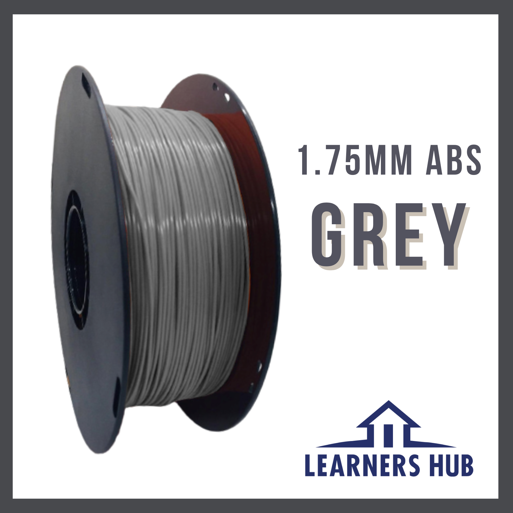 ___1KG 1.75mm Grey ABS___ Filament 