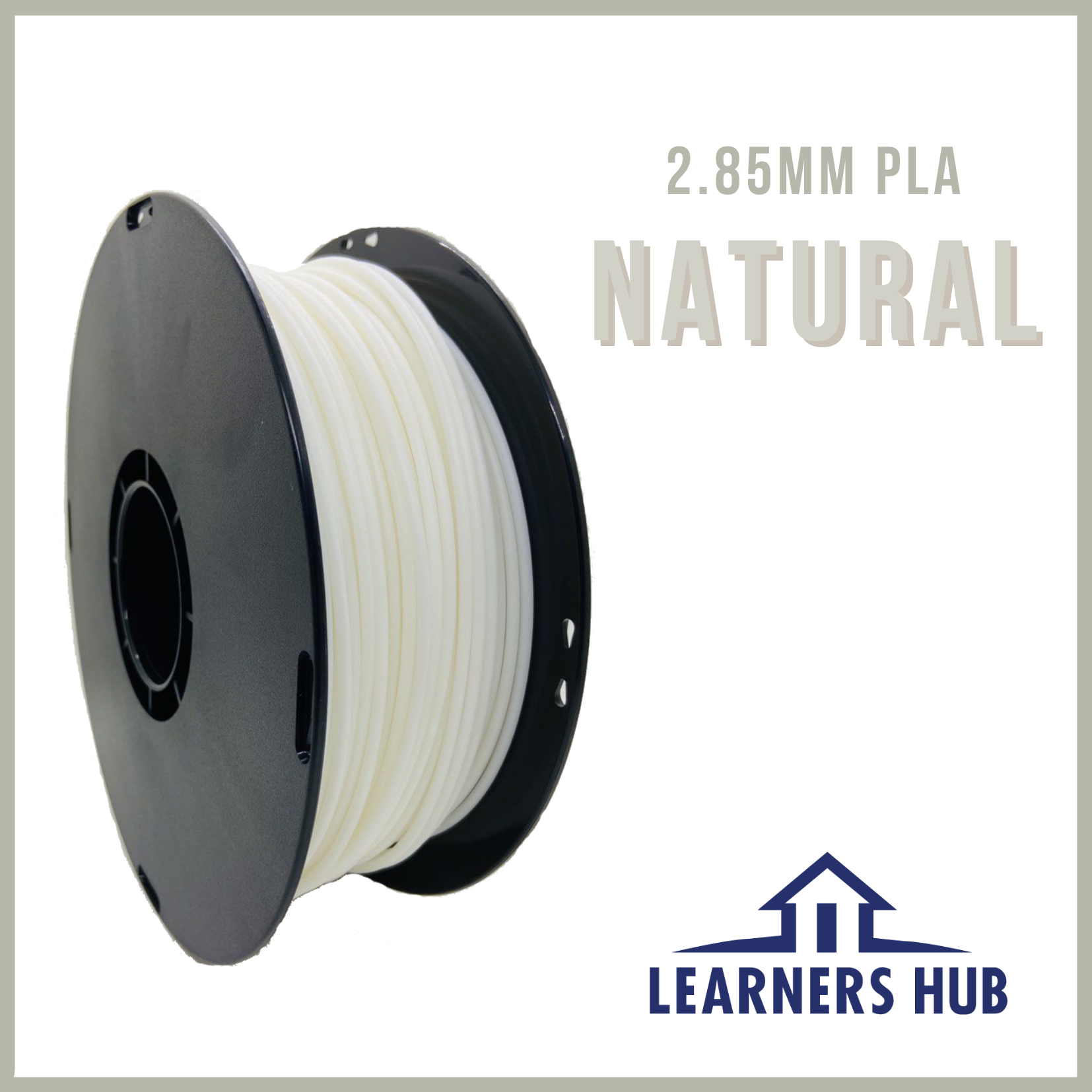 1KG 2.85mm Natural PLA Filament