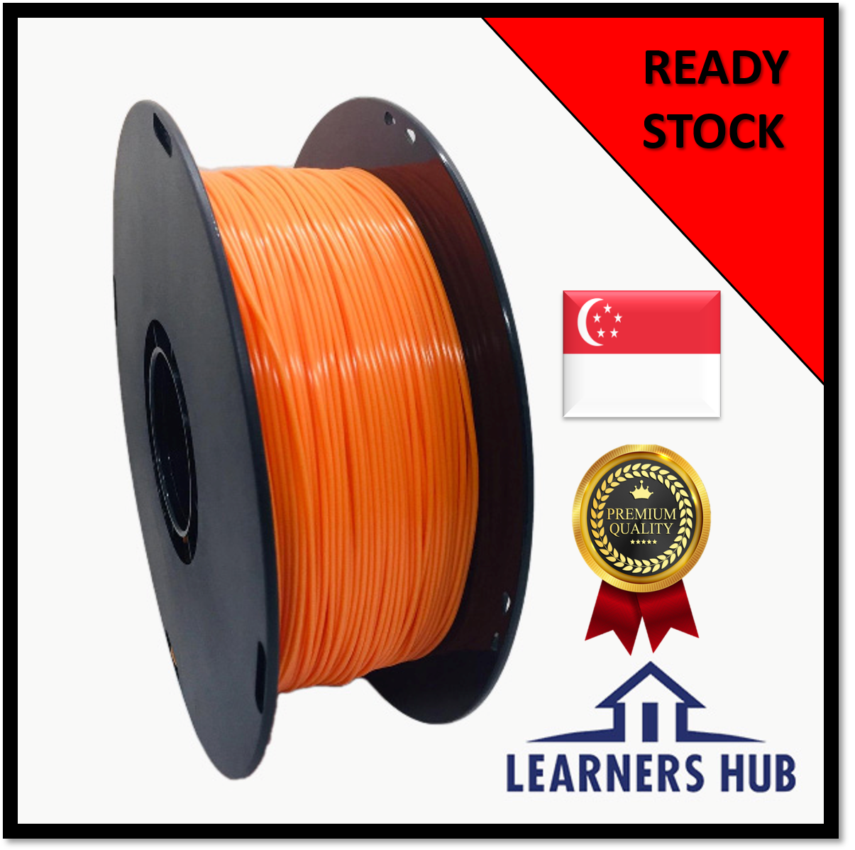1KG 1.75mm Orange PLA Filament 
