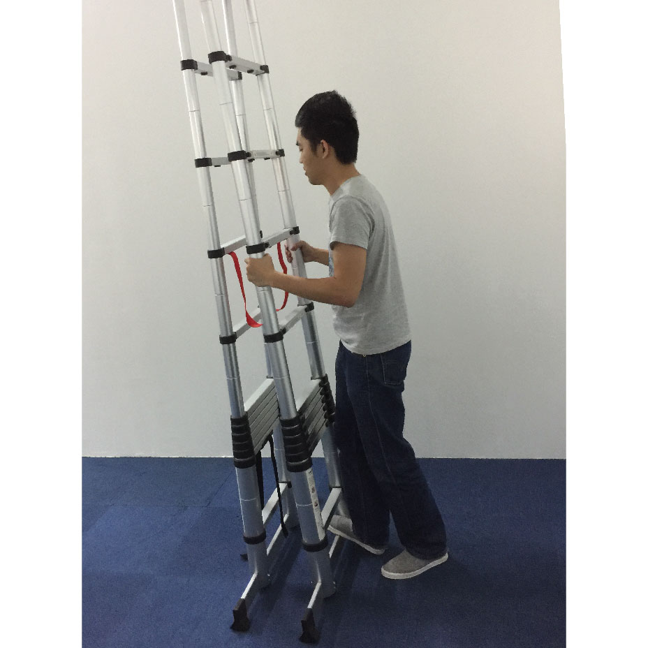 12+2 Steps - reach 5.2m - Tele-ProSteps Telescopic Ladder