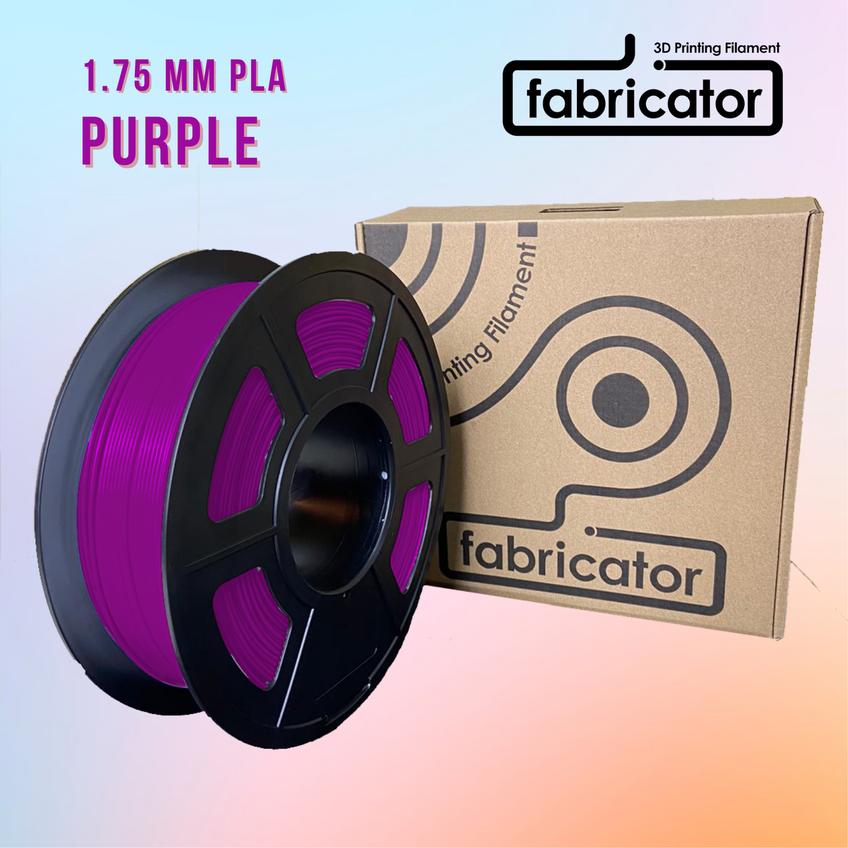 1KG 1.75mm Purple PLA Filament 