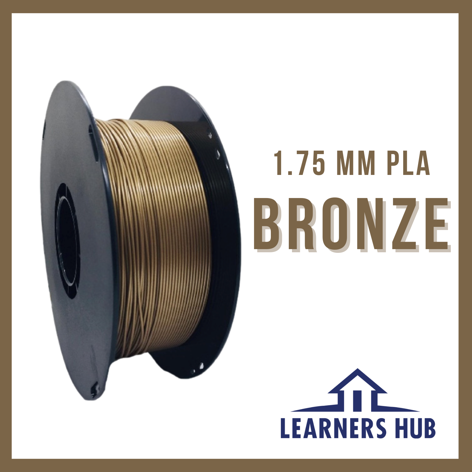 1KG 1.75mm Bronze PLA Filament
