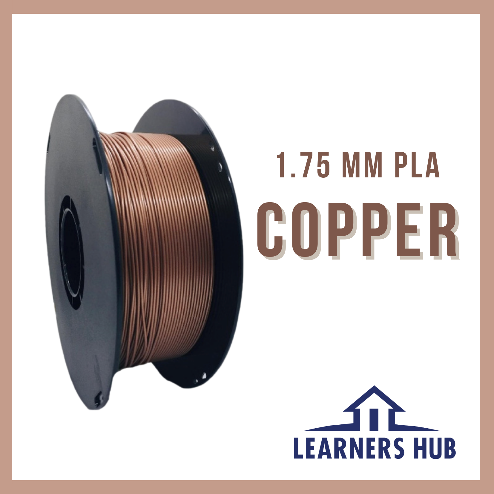 1KG 1.75mm Copper PLA Filament