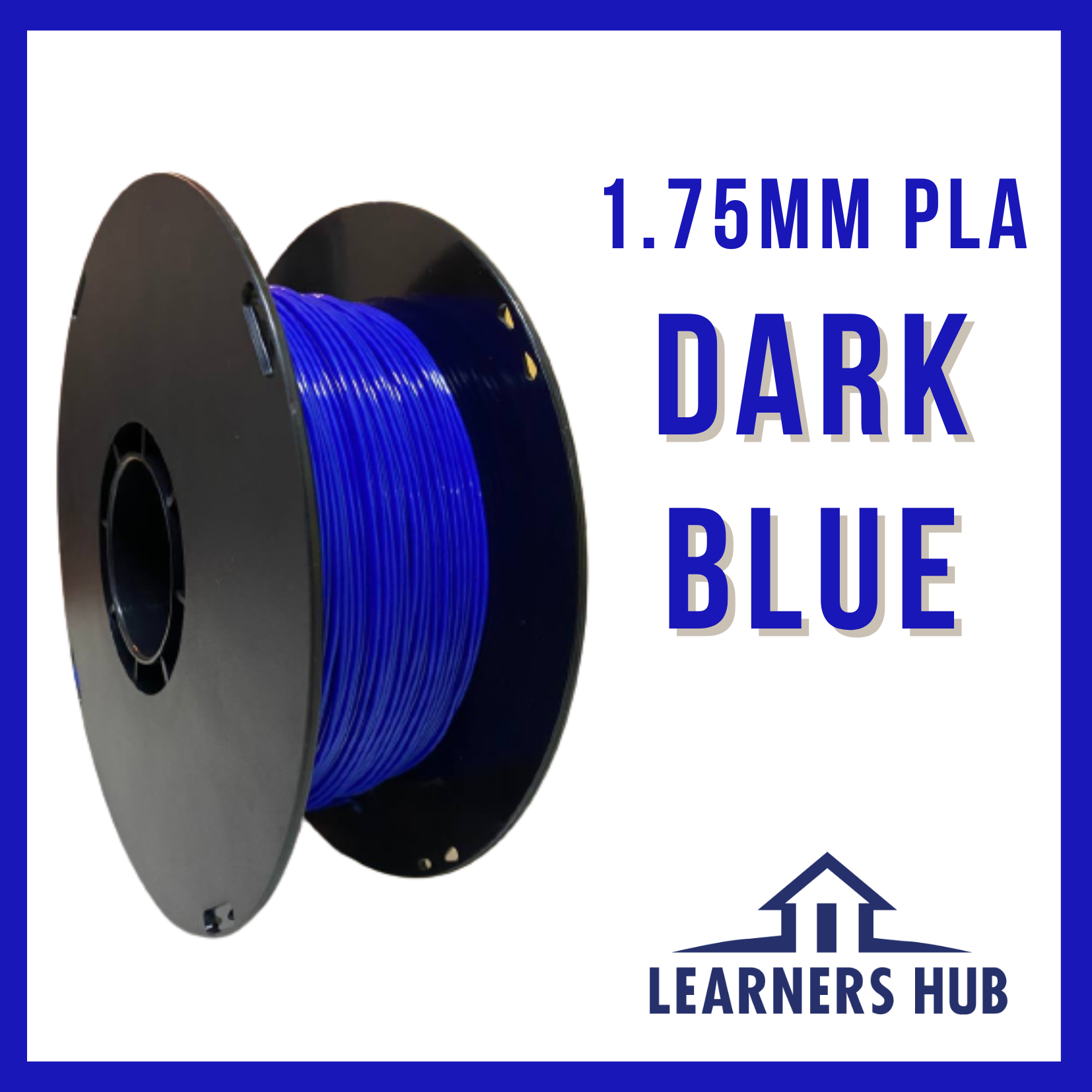 1kg 1.75mm Dark Blue PLA Filament