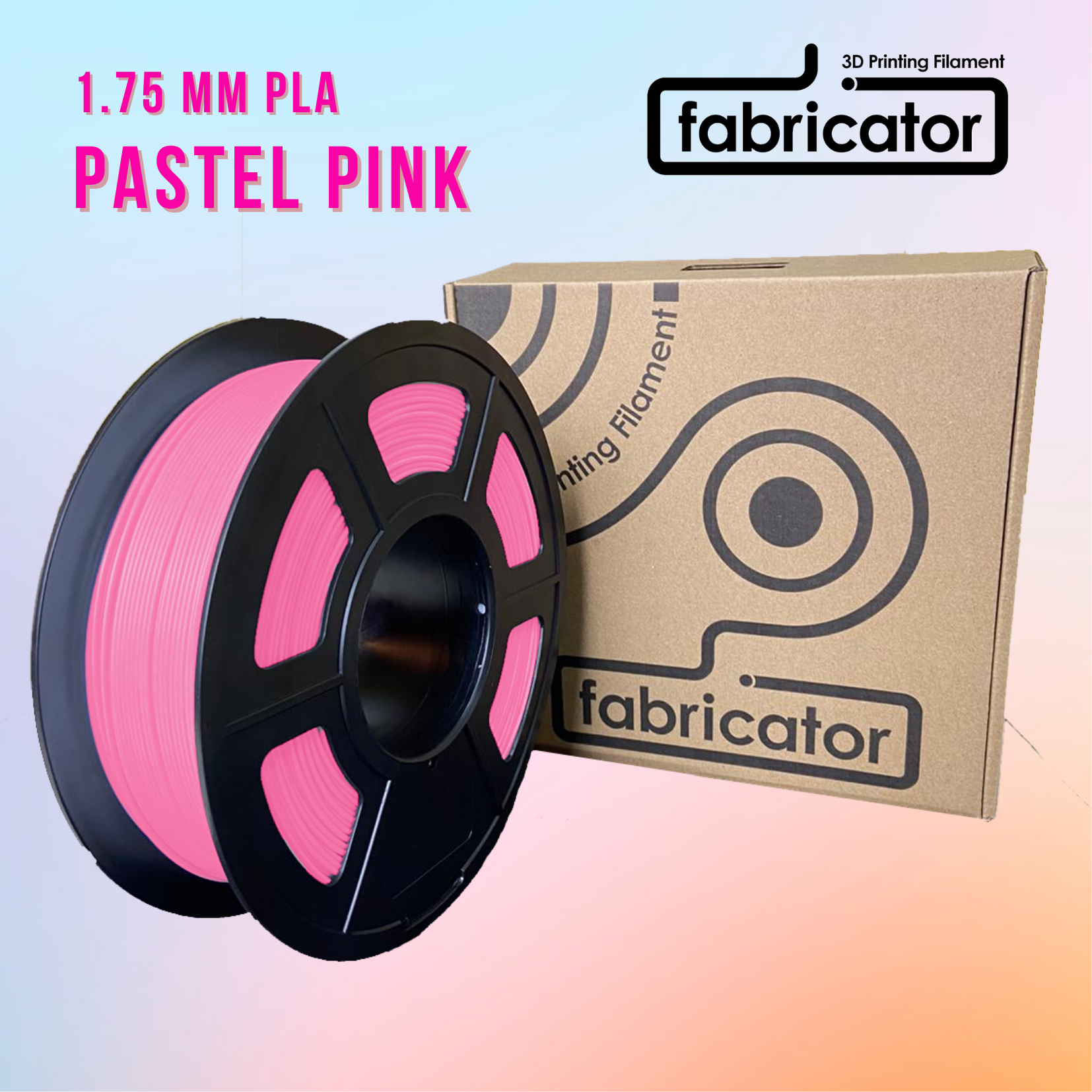1KG 1.75mm Pastel Pink PLA Filament