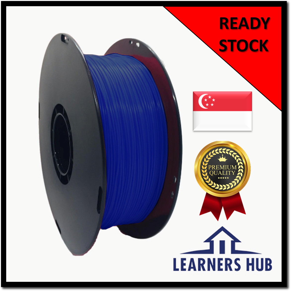 1kg 1.75mm Medium Blue PLA Filament