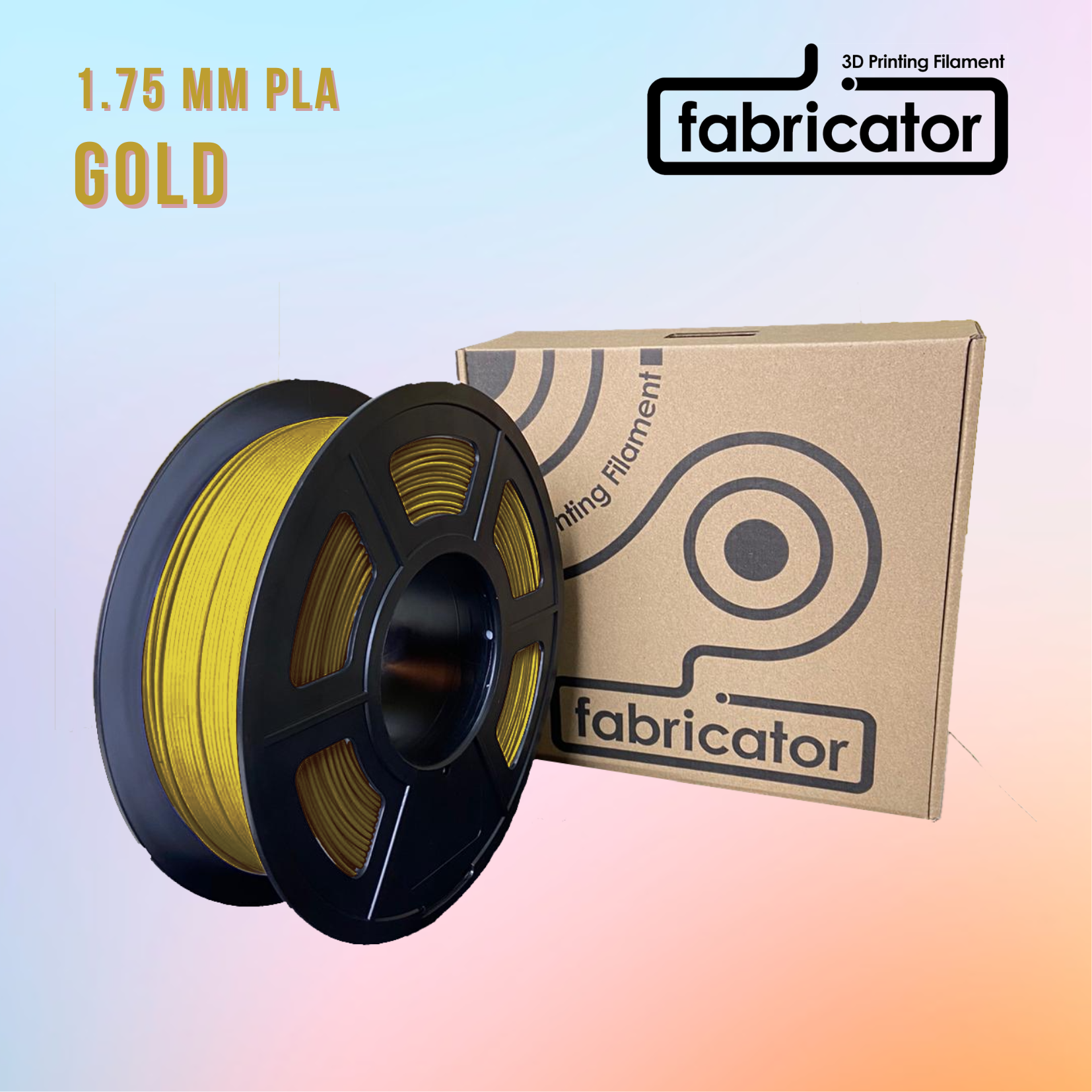 ___1KG 1.75mm Gold PLA___ Filament