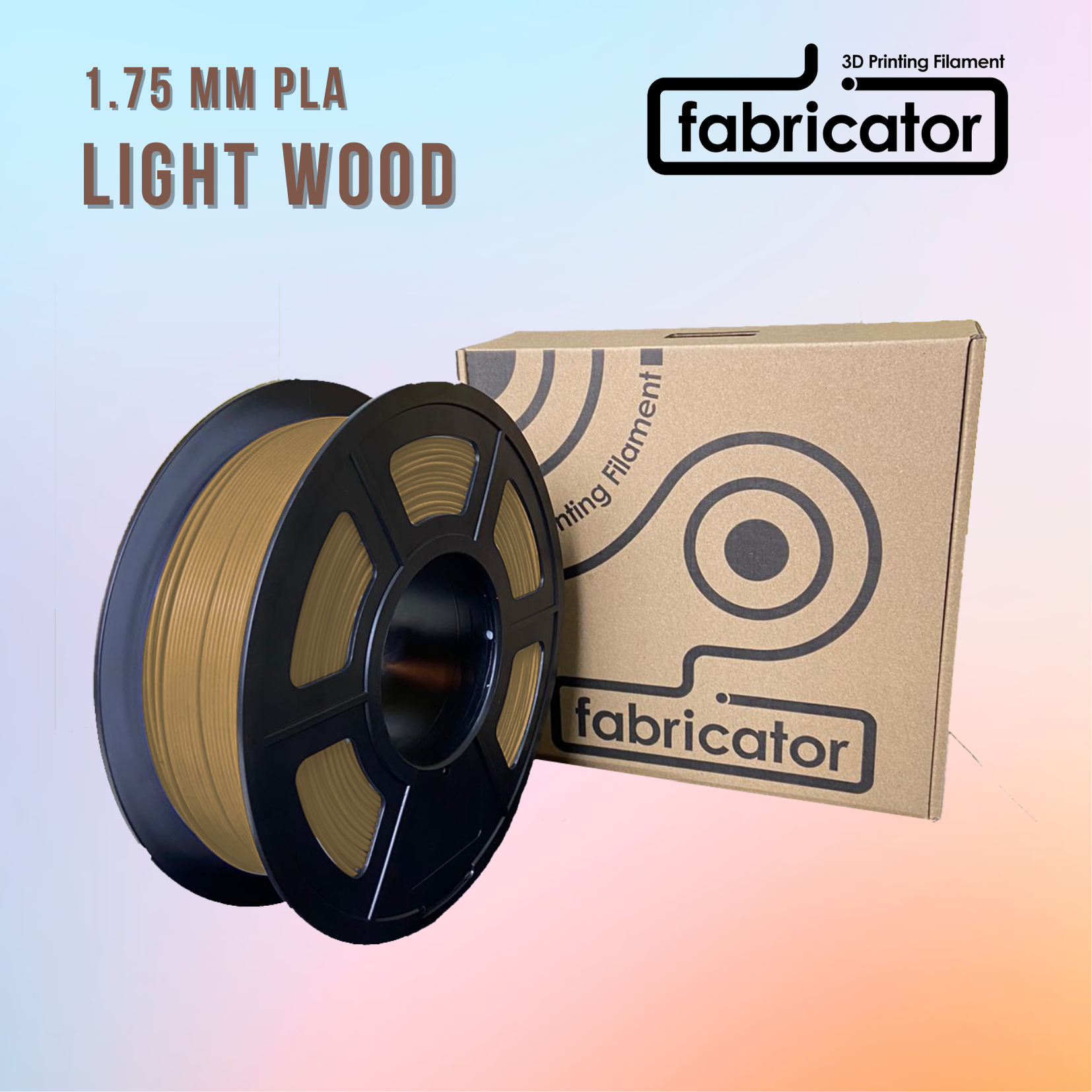 1KG1.75mm Light Wood PLA Filament